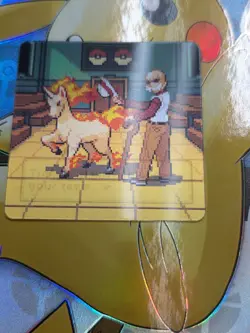 Pokemon 3d Lenticular Card Gym Leader Blaine - Image 1
