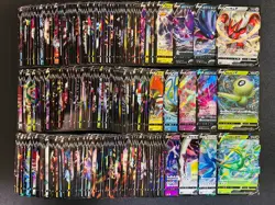 300 V Only Holo Full Arts Lot Set Pokemon Japanese Trading Cards Genuine B727 - Image 1