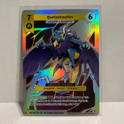 2025 MetaZoo Quetzalcoatlus 184/214 2 Star Super Rare Holo Card MZ1 - Image 1