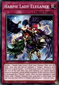 1x (NM) Harpie Lady Elegance - LDS2-EN089 - Common - 1st Edition YuGiOh - Image 1