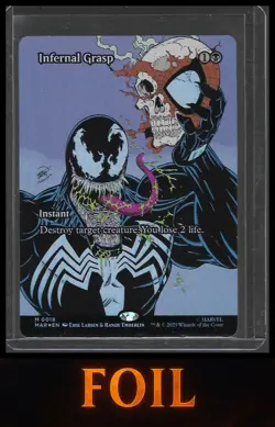 MTG Marvel's Spider-Man #18 Infernal Grasp Mythic Foil - Image 1