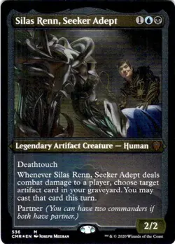 MTG Silas Renn, Seeker Adept (Foil Etched) (536) | NM | Commander Legends {CMR} - Image 2