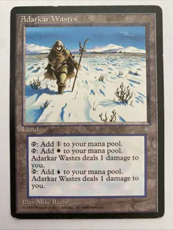 Magic: the Gathering / MtG Adarkar Wastes x1 Ice Age MP - Image 1