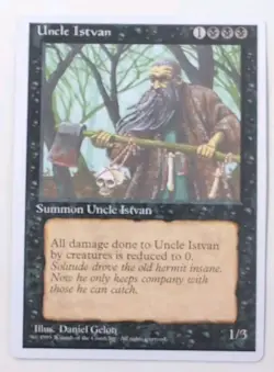 MTG Alternate 4th Edition Uncle Istvan Mint Magic The Gathering - Image 1