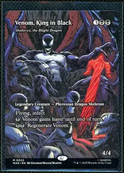 MTG Marvel Universe Eternal Venom, King In Black Borderless M #22 (Non-Foil) - Image 1