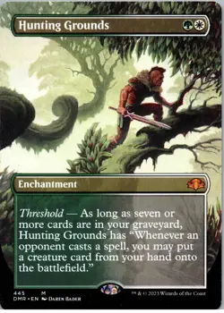 Hunting Grounds (Borderless) - M - Dominaria Remastered - 445 - NM - Normal - Image 1