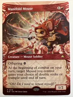 Manifold Mouse - Showcase - BLB - NM - MTG - Image 1