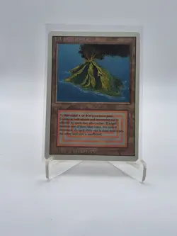 VOLCANIC ISLAND 1994 REVISED EDITION Magic: the Gathering DUAL LAND "mint" - Image 3