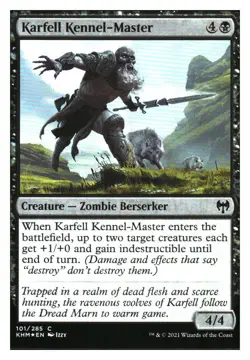 Karfell Kennel-Master (Foil) Kaldheim MTG - NM+ - Image 1