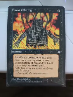 Burnt Offering Ice Age MTG Magic - Image 1