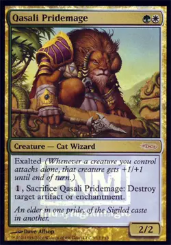 Qasali Pridemage - Foil FNM 2010 Magic mtg Heavy Play, English FNM Promos x1 - Image 1