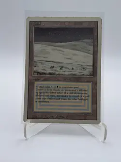 TUNDRA 1994 REVISED EDITION Magic: The Gathering DUAL LAND heavy play - Image 1