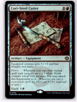 MTG Cori-Steel Cutter FOIL NM Tarkir: Dragonstorm 0103 - Image 1