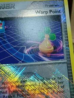 MP Warp Point 88/100 Pokemon League Crosshatch Holo Promo Pokemon TCG - Image 3