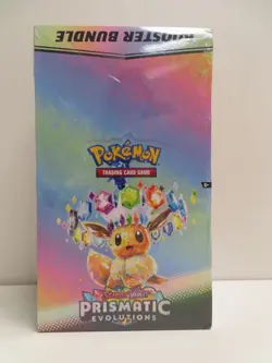 2025 Pokemon Prismatic Evolutions Factory Sealed Booster Bundle Display Box (a) - Image 1
