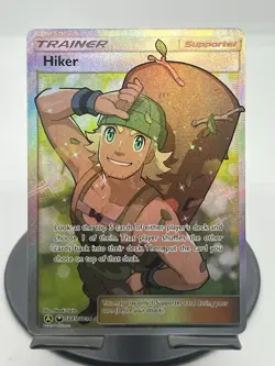 Pokemon TCG Hiker SV85/SV94 Hidden Fates: Shiny Vault Shiny Holo Rare NM - Image 1