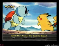 2000 Topps Pokemon TV Animation Series 2 #EP12 Here Comes the Squirtle Squad LP - Image 1