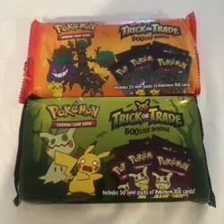 LOT of 2 Pokemon TCG Trick or Trade BOOSter Bundle 2023 & 2024 - Image 1