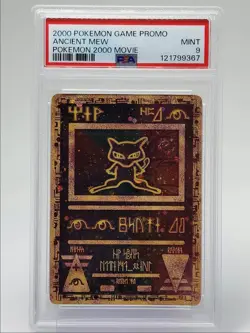 ANCIENT MEW 2000 POKEMON GAME PROMO MOVIE MINT PSA 9 Q5677 - Image 1