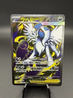 Mega Absol ex Full Art Ultra Rare 161/132 Pokemon Mega Evolution English - Image 1