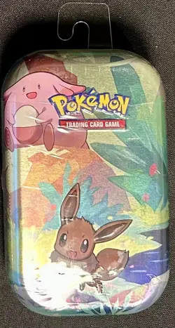 Pokemon TCG Eevee Mini Tin From 2019 New Factory Sealed - Image 1