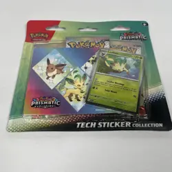 Pokemon TCG Scarlet Violet Prismatic Evolutions Tech Sticker Collection Leafeon - Image 4