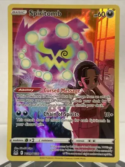 Pokemon TCG Sword & Shield Lost Origin SPIRITOMB TG09/TG30 Holo Rare - Image 1