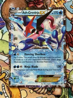 TCG Pokemon English Ash-Greninja EX XY133 XY Holo - Image 1