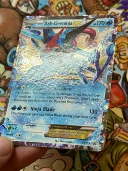 TCG Pokemon English Ash-Greninja EX XY133 XY Holo - Image 4