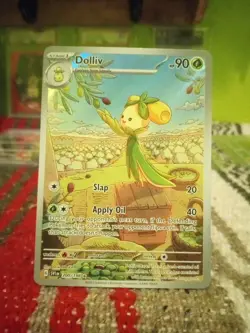 Dolliv Illustration Rare Scarlet & Violet Base Set 200/198 Pokemon !!MINT!! - Image 2
