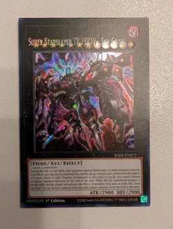 Yugioh! [MISPRINT]Super Star slayer TY-PHON Sky crisis-EN072- Secret Rare - MINT - Image 1