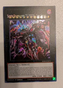 Yugioh! [MISPRINT]Super Star slayer TY-PHON Sky crisis-EN072- Secret Rare - MINT - Image 2