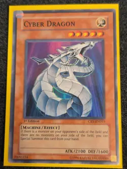 Cyber Dragon CRV-EN015 Cybernetic Revolution 1st Edition Super Rare Light Play - Image 1