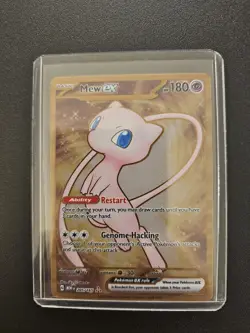 Pokemon TCG Mew EX Metal Gold NM 205/165 Scarlet & Violet 151 Promo Card - Image 4