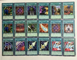 Yugioh Vintage Lot of 99 Common Magic Cards - Image 2