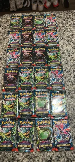 50x Pokemon Twilight Masquerade Trading Card Packs - Image 1