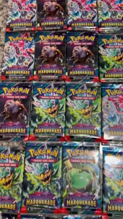 50x Pokemon Twilight Masquerade Trading Card Packs - Image 2