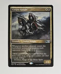 Corpse Knight MTG Zombie Knight Promo Pack: Core Set 2020 Card 1x NM - Image 1