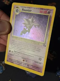 Pokemon Cards Haunter 6/62 Holo Rare Fossil UNLIMITED - (MP) - Image 3
