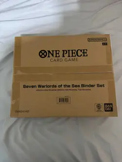 One Piece Card Game Seven Warlords of the Sea Binder Set English, New Sealed - Image 1