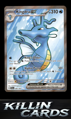 Kingdra ex - 080/064 080/064 Pokemon Ultra Rare SV: Shrouded Fable Card NM - Image 1