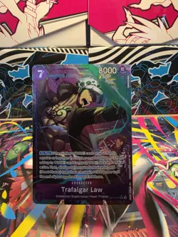 Trafalgar Law (073) (Alternate Art) Legacy of the Master OP12-073 One Piece Card - Image 1