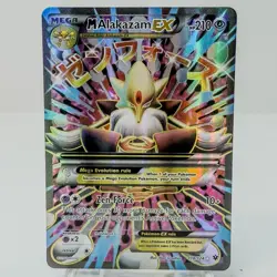 Pokemon Mega M Alakazam EX Full Art Holo Card 118/124 XY Fates Collide - Image 1