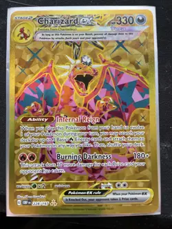 Pokemon TCG Charizard EX Obsidian Flames Holo Hyper Rare Card 228/197 - Image 1