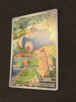Snorlax - SVP051 - Full Art Black Star Holo Rare Promo 151 - Pokemon Card - NM - Image 3