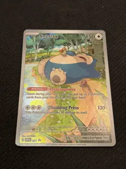 Snorlax - SVP051 - Full Art Black Star Holo Rare Promo 151 - Pokemon Card - NM - Image 4