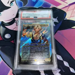 MTG Final Fantasy Borderless Surge Foil Card 213 Tidus, Yuna's Guardian, PSA 10 - Image 2