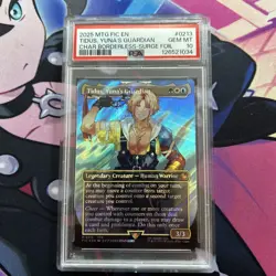 MTG Final Fantasy Borderless Surge Foil Card 213 Tidus, Yuna's Guardian, PSA 10 - Image 5