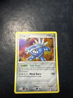 Pokemon TCG Dialga Holo Rare Platinum Card 6/127 NM/LP - Image 1