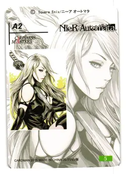 A2 Nier Automata Laser Engraved Holo Character Art Cardsass Masters Card - Image 2
